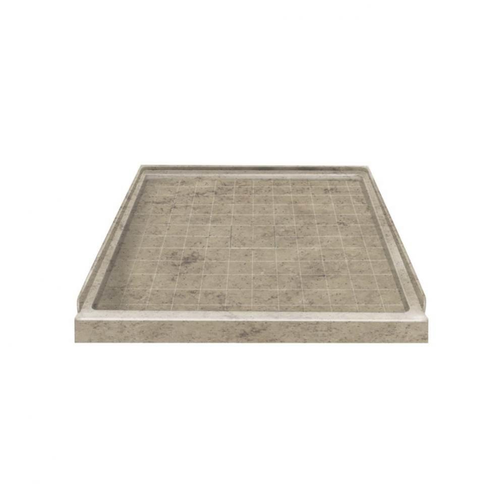 36'' x 36'' Solid Surface Shower Base in Sand Mountain
