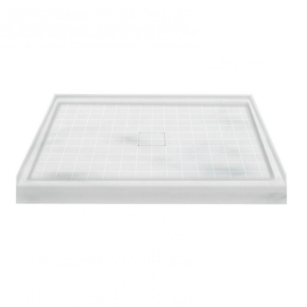 48'' x 34'' Solid Surface Shower Base in Storm