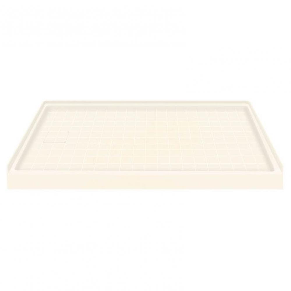 Solid Surface  60-in x 32-in Shower Base with Left Drain