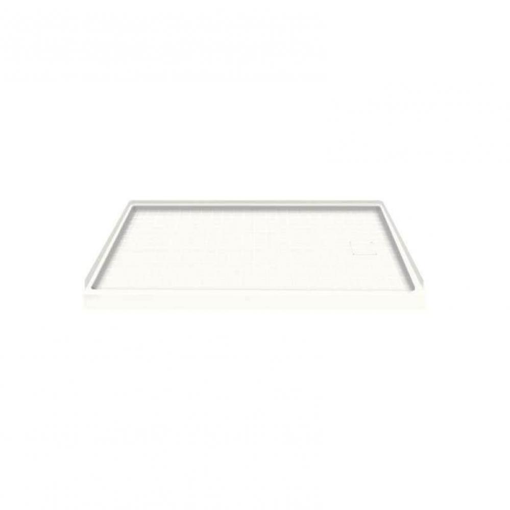 Solid Surface  60-in x 32-in Shower Base with Right Drain