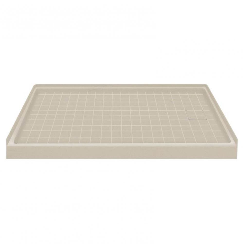 Solid Surface  60-in x 32-in Shower Base with Right Drain