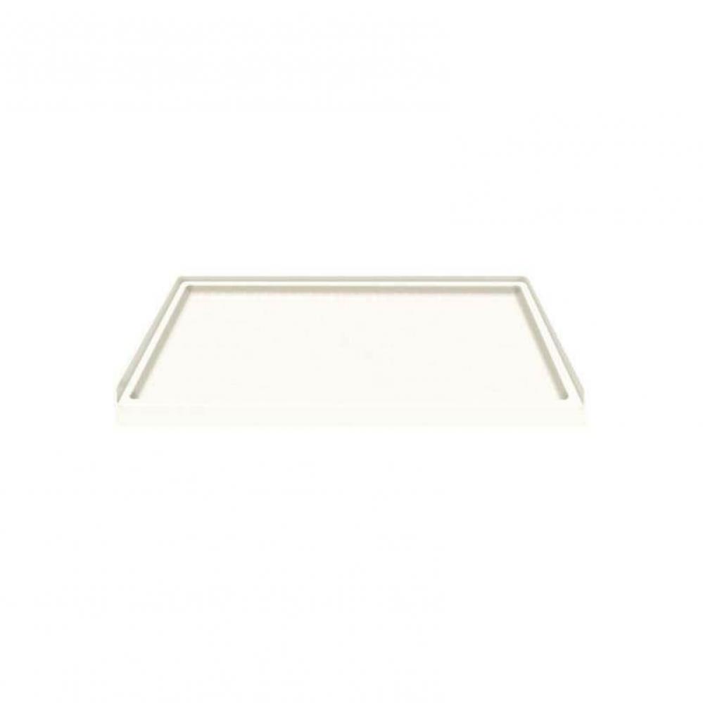 Solid Surface 60-in x 36-in Shower Base with Center Drain