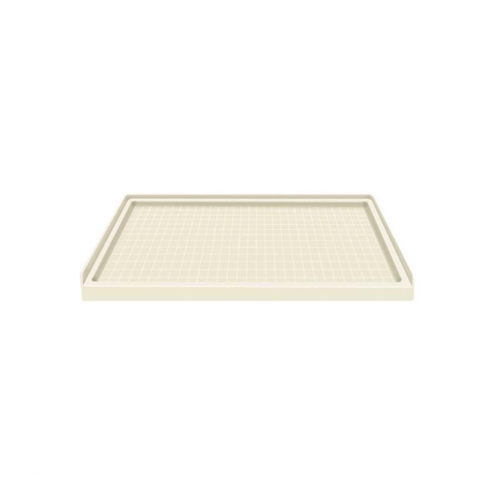 60'' x 36'' Solid Surface Shower Base in Biscuit