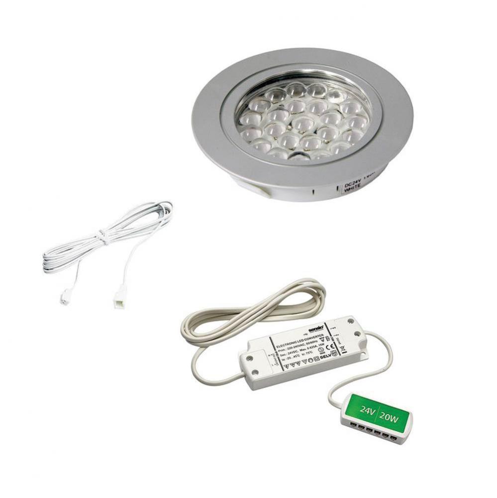 Under-Cabinet LED Puck Lighting Kit (Non-Dimmable)