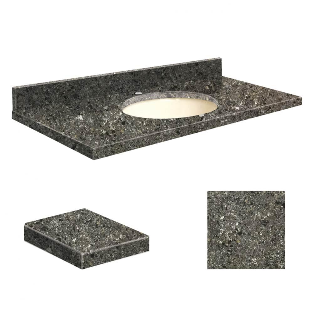 Quartz 25-in x 19-in Bathroom Vanity Top with Eased Edge, Single Faucet Hole, and Biscuit Bowl in