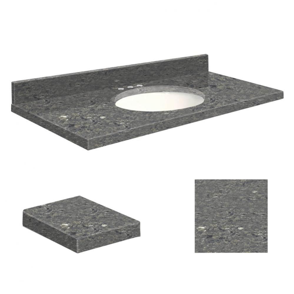 Quartz 25-in x 22-in Bathroom Vanity Top with Eased Edge, 8-in Centerset, and White Bowl in Greyst