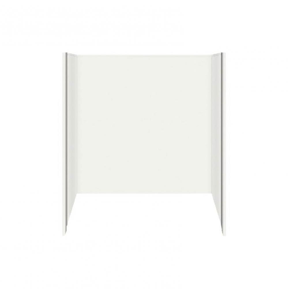 Studio Solid Surface 60-in x 60-in Tub Wall Surround