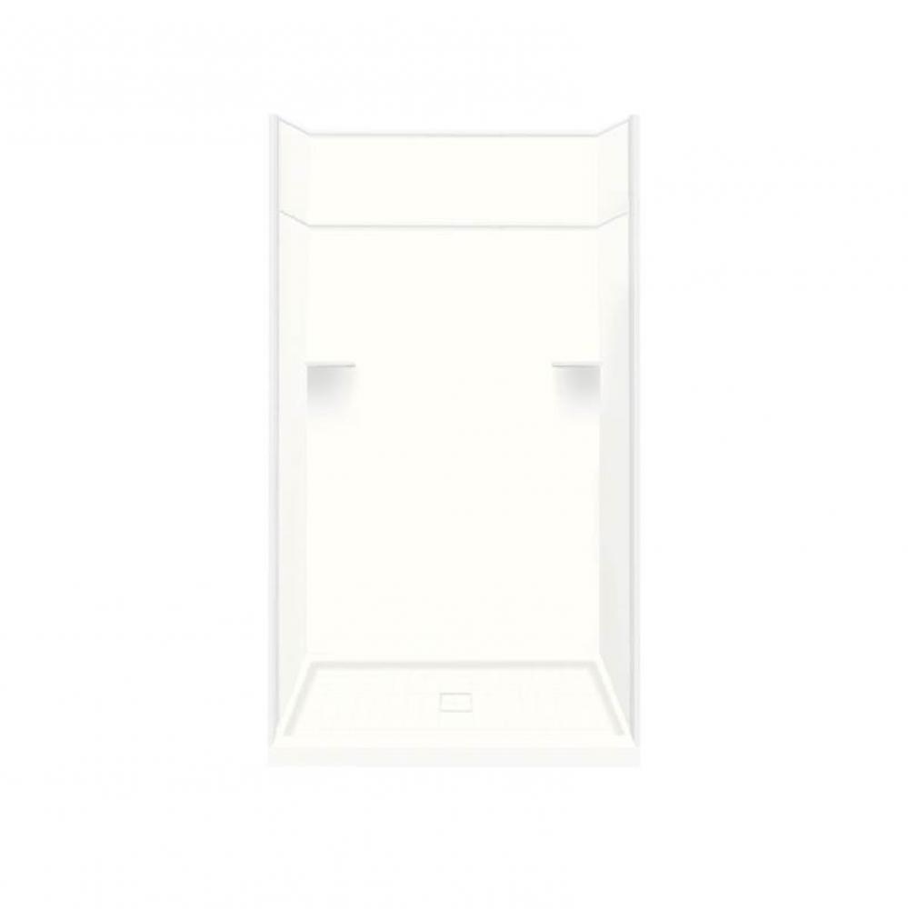 Studio Solid Surface 48-in x 96-in Alcove Shower Kit with Extension