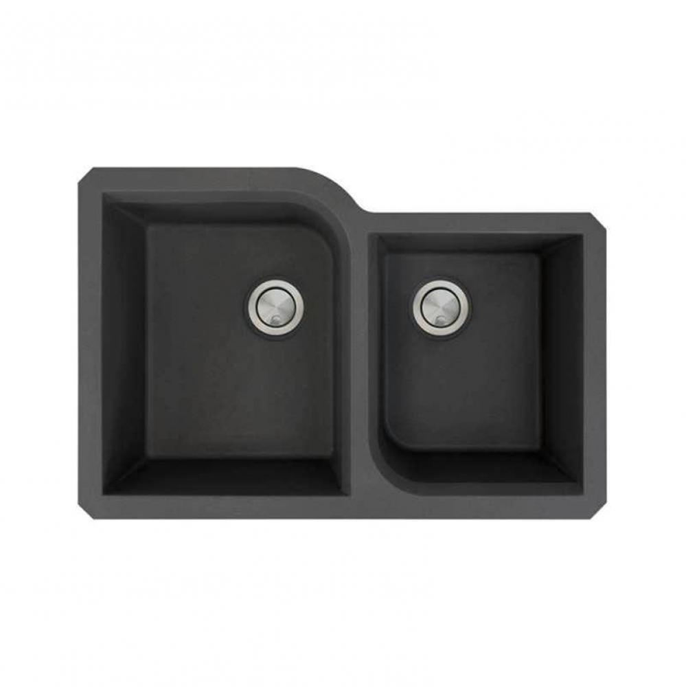 Radius Granite 31-in Undermount Kitchen Sink