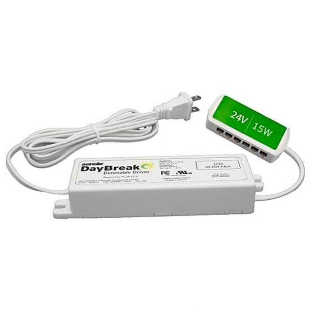 DayBreak 24V 15W Dimmable Driver with 12 Port ML Block