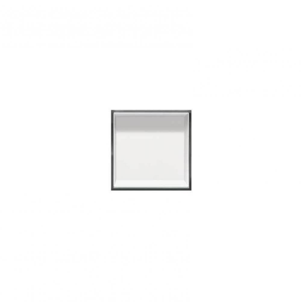 Transolid 14'' x 14'' Pod Stainless/White