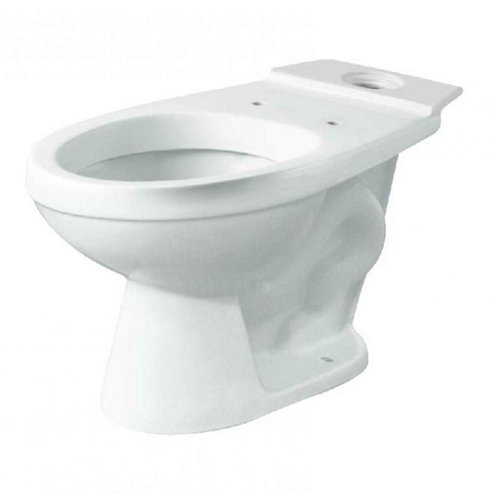 Madison Elongated Vitreous China Toilet Bowl Only in White