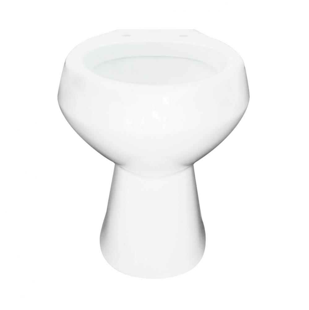 McKinley Elongated Vitreous China Toilet Bowl Only in White