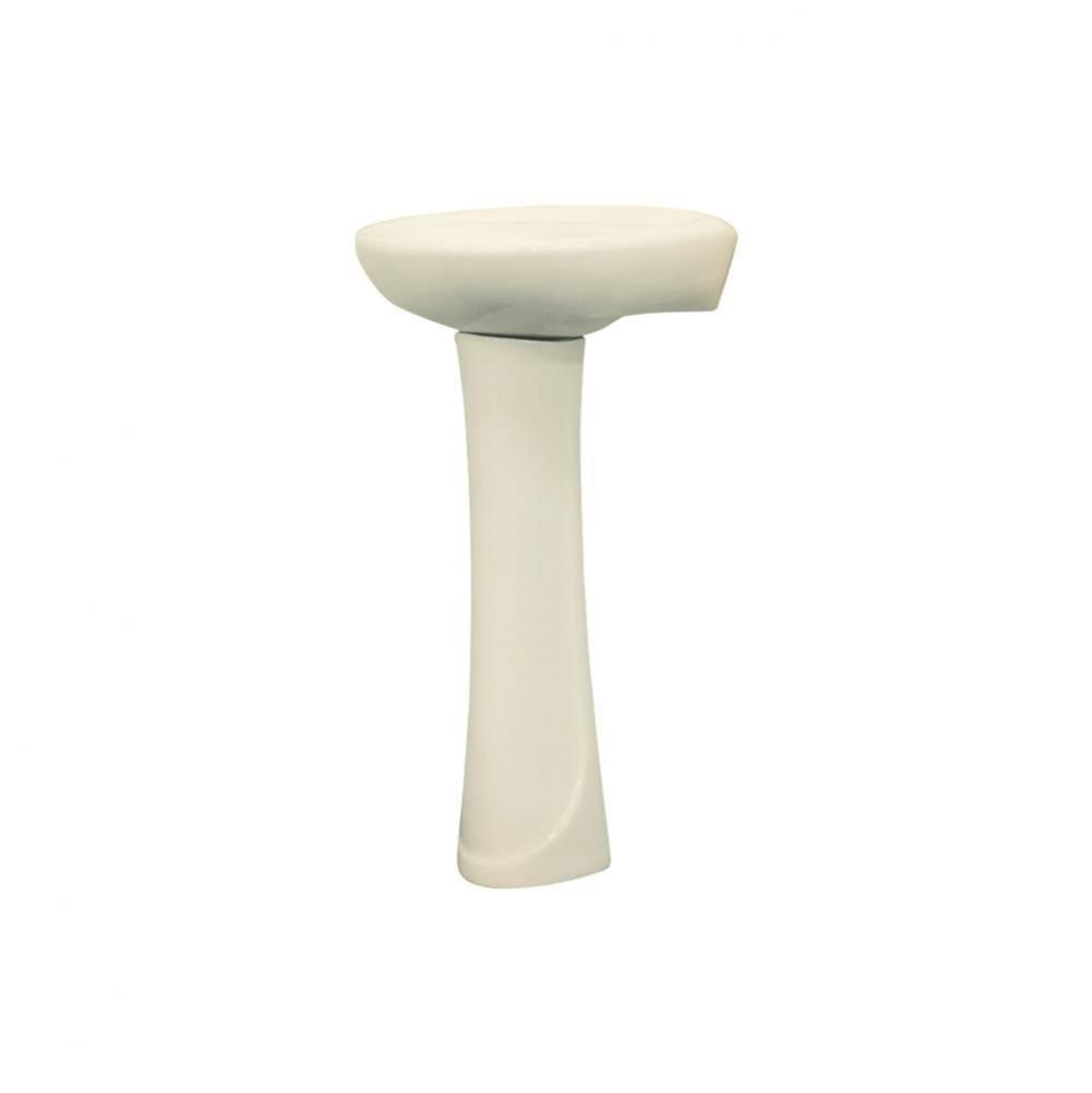 Two-Piece Madison Pedestal Lavatory in Biscuit