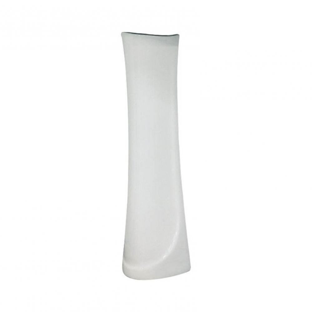 Madison Petite Vitreous China Pedestal Leg for use with TL-1444 Lavatory Sink, in White