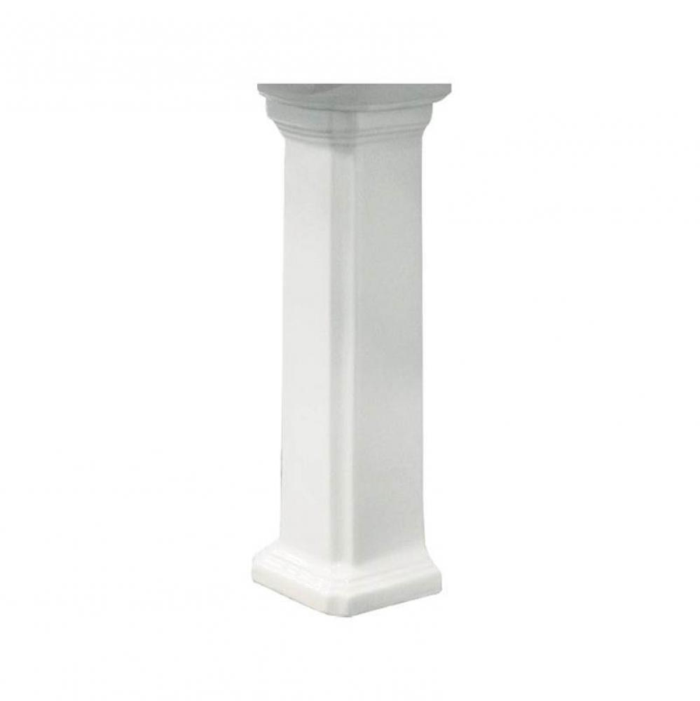 Harrison Vitreous China Pedestal Leg for use with TL-1484 Lavatory Sink, in White