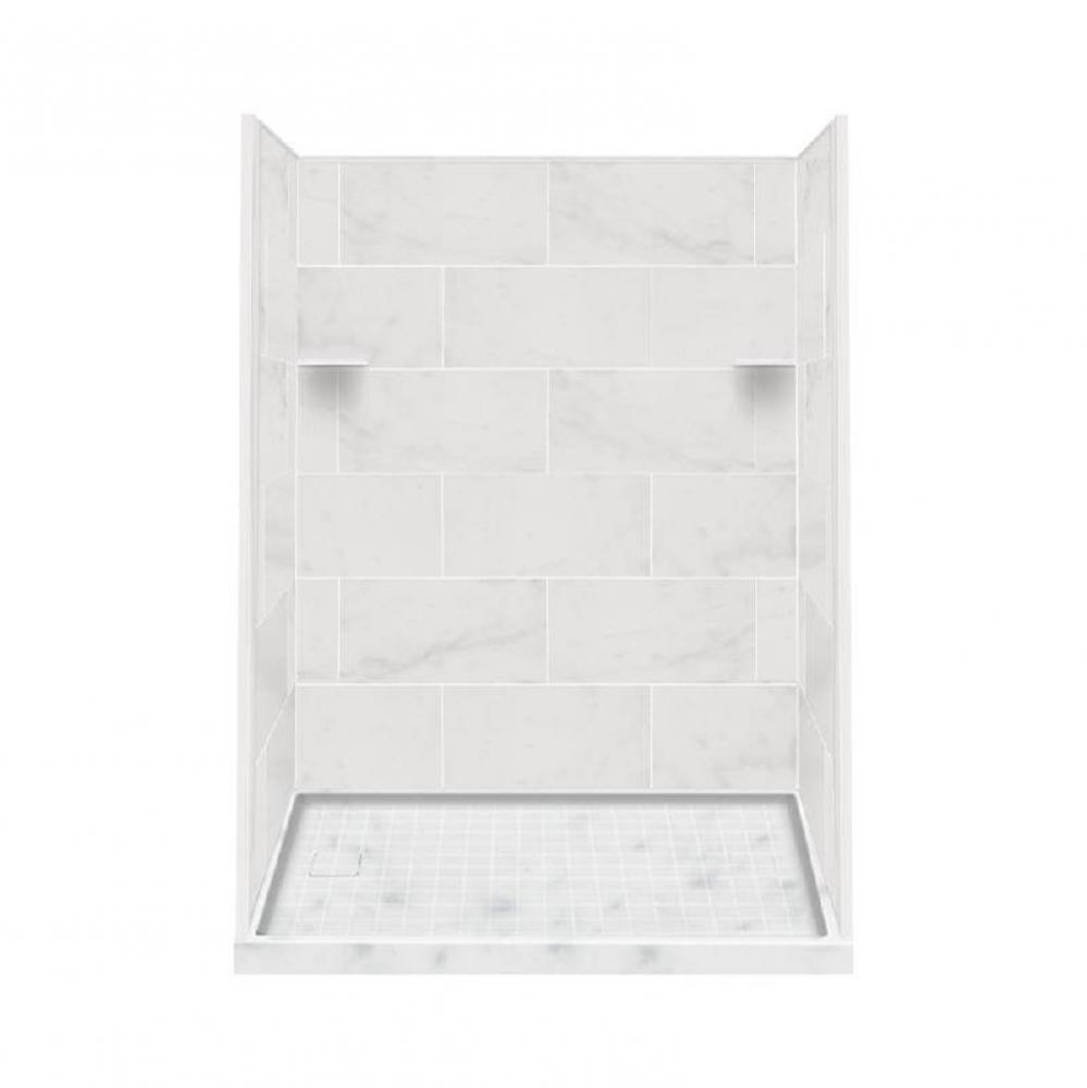 Transolid Studio Pkg Base,Walls,Trim Subway WH CARRARA (Ships in 3 boxes)