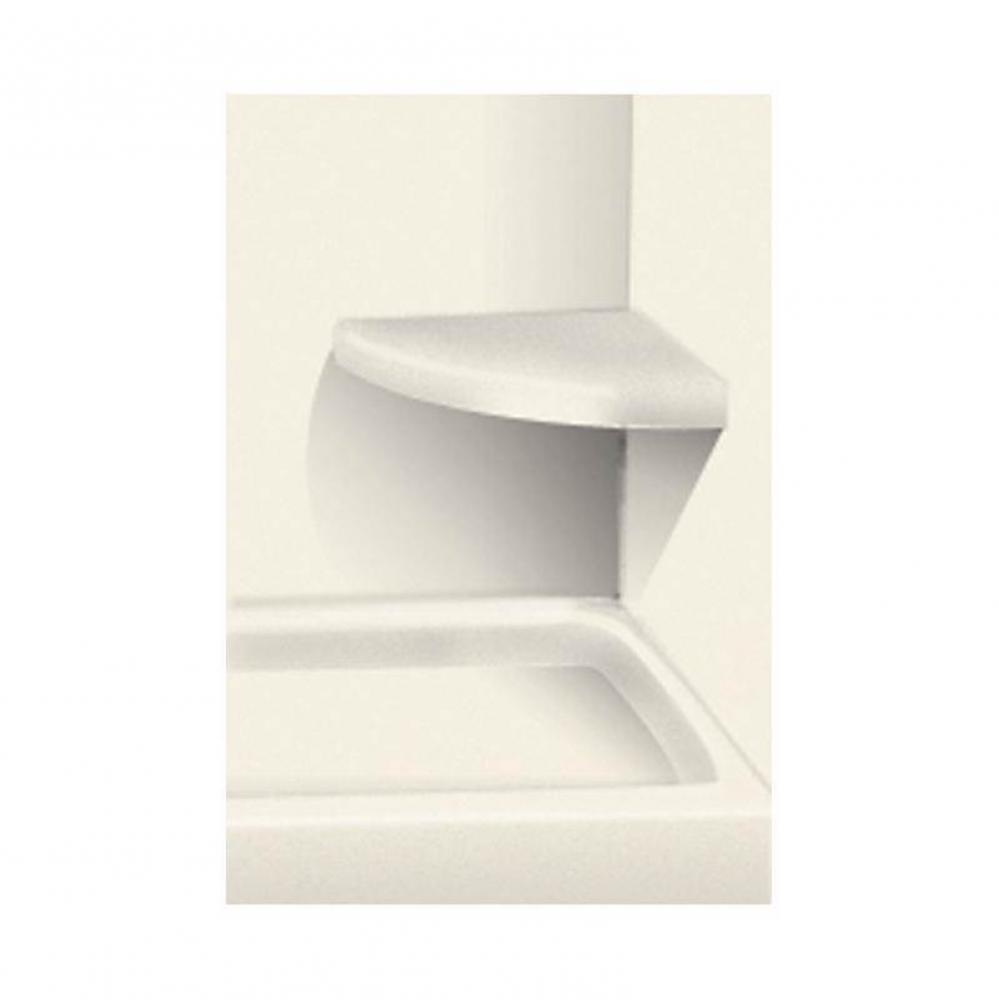 Decor 14-In X 14-In Solid Surface Wall-Mount Corner Shower Seat