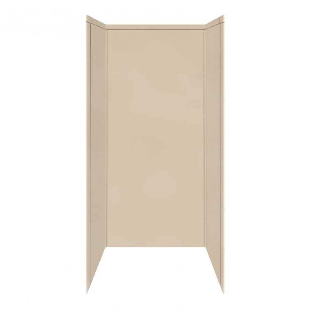 36'' x 36'' x 72'' Decor Shower Wall Surround in Matrix Khaki