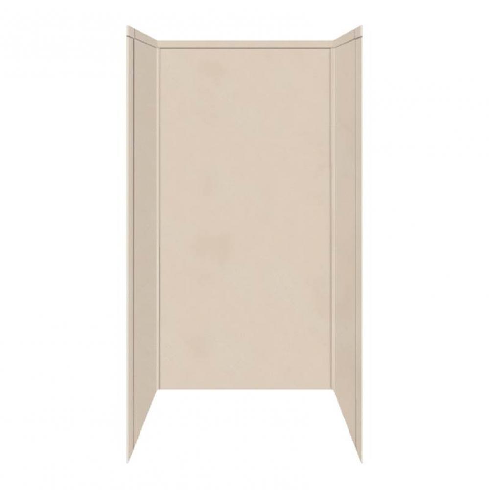 48'' x 36'' x 72'' Decor Shower Wall Surround in Sand Castle