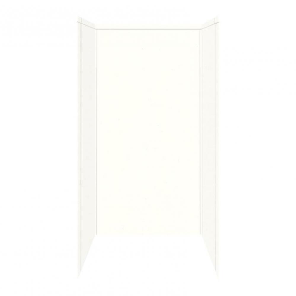 48'' x 36'' x 72'' Decor Shower Wall Surround in White