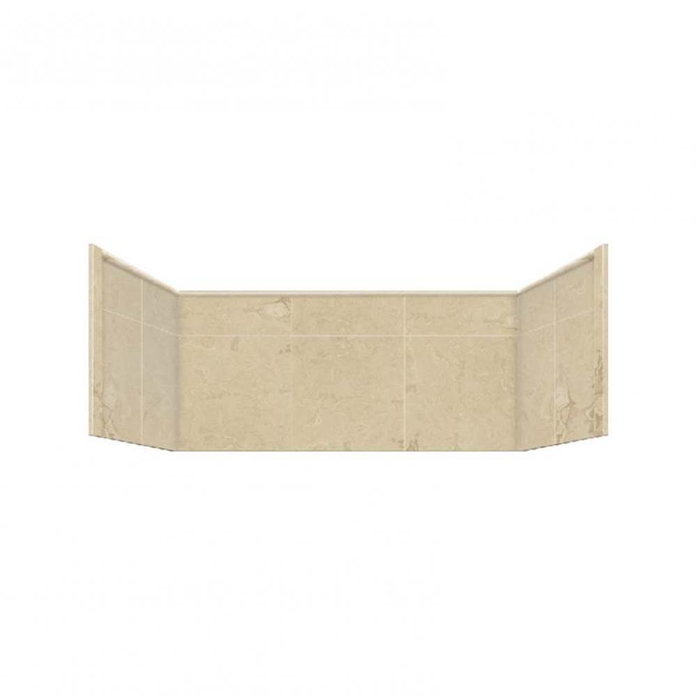 Studio Solid Surface 48-in x 34-in Shower Wall Extension