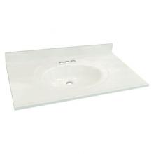 Transolid TR-1409-752-1 - Transolid Samson Cult Marble 25x22 Wht on Wht 4''