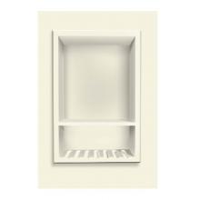 Transolid ACCESS0003-A7 - Decor 10'' x 15'' Recessed Shampoo Caddy in Biscuit