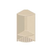 Transolid ACCESS0004-B1 - Decor 6'' x 14-1/2'' Double Corner Shelf in Matrix Khaki