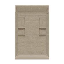 Transolid DKWFT6068-94 - 36'' x 60'' x 95.75'' Solid Surface Alcove Shower Kit with Dome in S