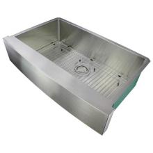 Transolid TR-DUSSF362210 - Diamond 36in x 22in 16 Gauge Undermount Single Bowl Farmhouse Kitchen Sink