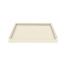 Transolid F4834-08 - 48'' x 34'' Solid Surface Shower Base in Biscuit