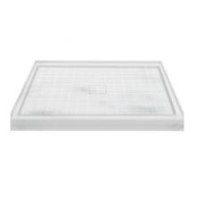 Transolid F4834-11 - 48'' x 34'' Solid Surface Shower Base in Storm