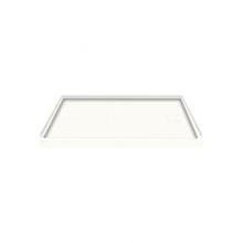 Transolid TR-F6032R-01 - Solid Surface  60-in x 32-in Shower Base with Right Drain