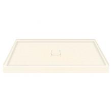 Transolid F6036-02 - Solid Surface 60-in x 36-in Shower Base with Center Drain