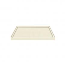 Transolid F6036-08 - 60'' x 36'' Solid Surface Shower Base in Biscuit
