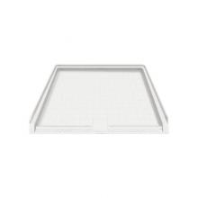 Transolid TR-FG3938-01 - Solid Surface 39-in x 38-in Barrier Free Shower Base with Center Drain