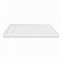 Transolid TR-FL4836L-31 - Linear 48-in x 36-in Rectangular Alcove Shower Base with Left Hand Drain