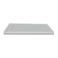 Transolid TR-FL6036L-39 - Linear 60-in x 36-in Rectangular Alcove Shower Base with Left Hand Drain