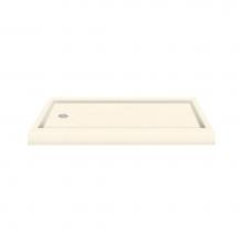 Transolid PAN3260L-A1 - Decor Solid Surface  60-in x 32-in Shower Base with Left Drain