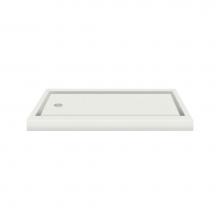 Transolid PAN3260L-A8 - Decor Solid Surface  60-in x 32-in Shower Base with Left Drain