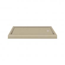 Transolid PAN3260R-B2 - Decor Solid Surface  60-in x 32-in Shower Base with Right Drain