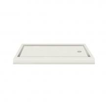 Transolid PAN3260R-B9 - 60'' x 32'' Decor Solid Surface Right-Hand Shower Base in Matrix Summit