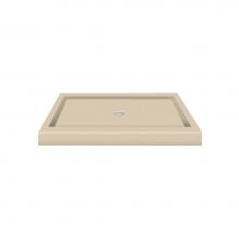 Transolid PAN3448S-B1 - 48'' x 34'' Decor Solid Surface Shower Base in Matrix Khaki