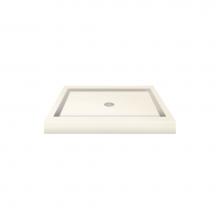 Transolid PAN3636S-A6 - Decor Solid Surface 36-in x 36-in Shower Base with Center Drain