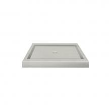 Transolid PAN3636S-B0 - Decor Solid Surface 36-in x 36-in Shower Base with Center Drain