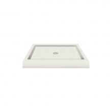 Transolid PAN3636S-B9 - 36'' x 36'' Decor Solid Surface Shower Base in Matrix Summit