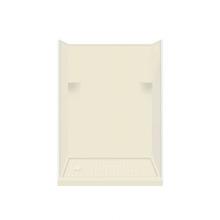 Transolid RKWF6007L-08 - Studio 30-in x 60-in x 75-in Solid Surface Left-Hand Alcove Shower Kit in Biscuit