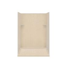 Transolid RKWF6007L-67 - Studio 30-in x 60-in x 75-in Solid Surface Left-Hand Alcove Shower Kit in Matrix Khaki