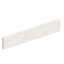 Transolid SSLQ19-4M - 19-in Bathroom Vanity Top Left-Hand Side Splash in Antique White